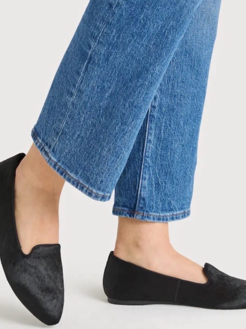 Birdies The Blackbird in black calf hair Shoes Flats sz 9 EUC